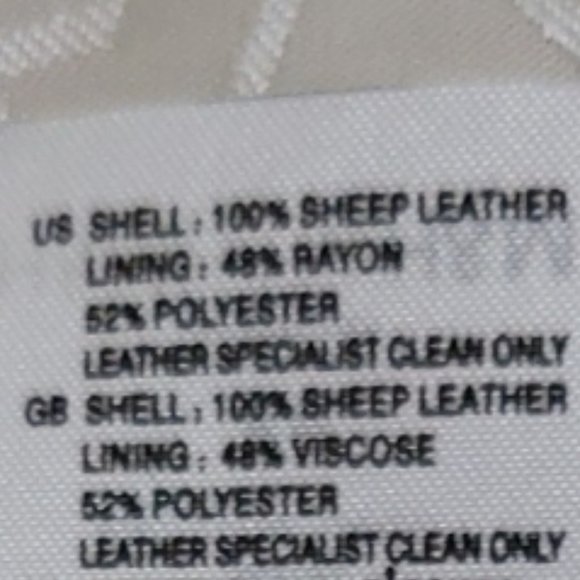 💋SHOWSTOPPER💋 ICONIC M by Madonna 100% Lambskin Leather Trench Coat in ivory - Picture 16 of 16